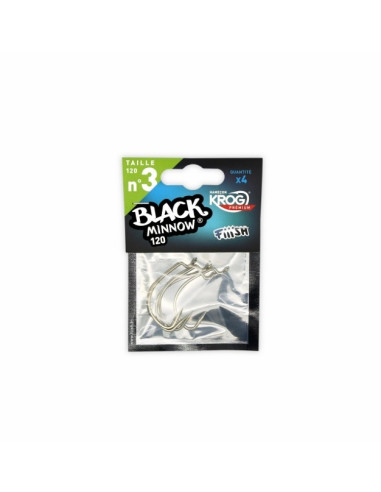 Anzol Fiiish Krog Premium Black Minnow 120